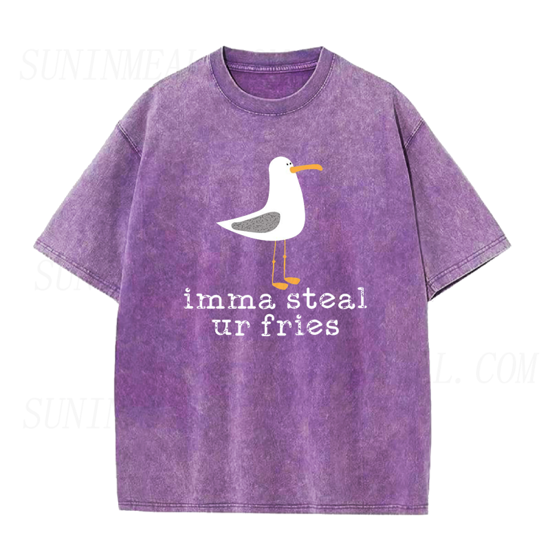 Seagull Imma Steal Ur Fries Unisex Tee