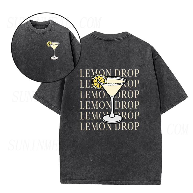 Lemon Drop Cocktail Unisex Tee