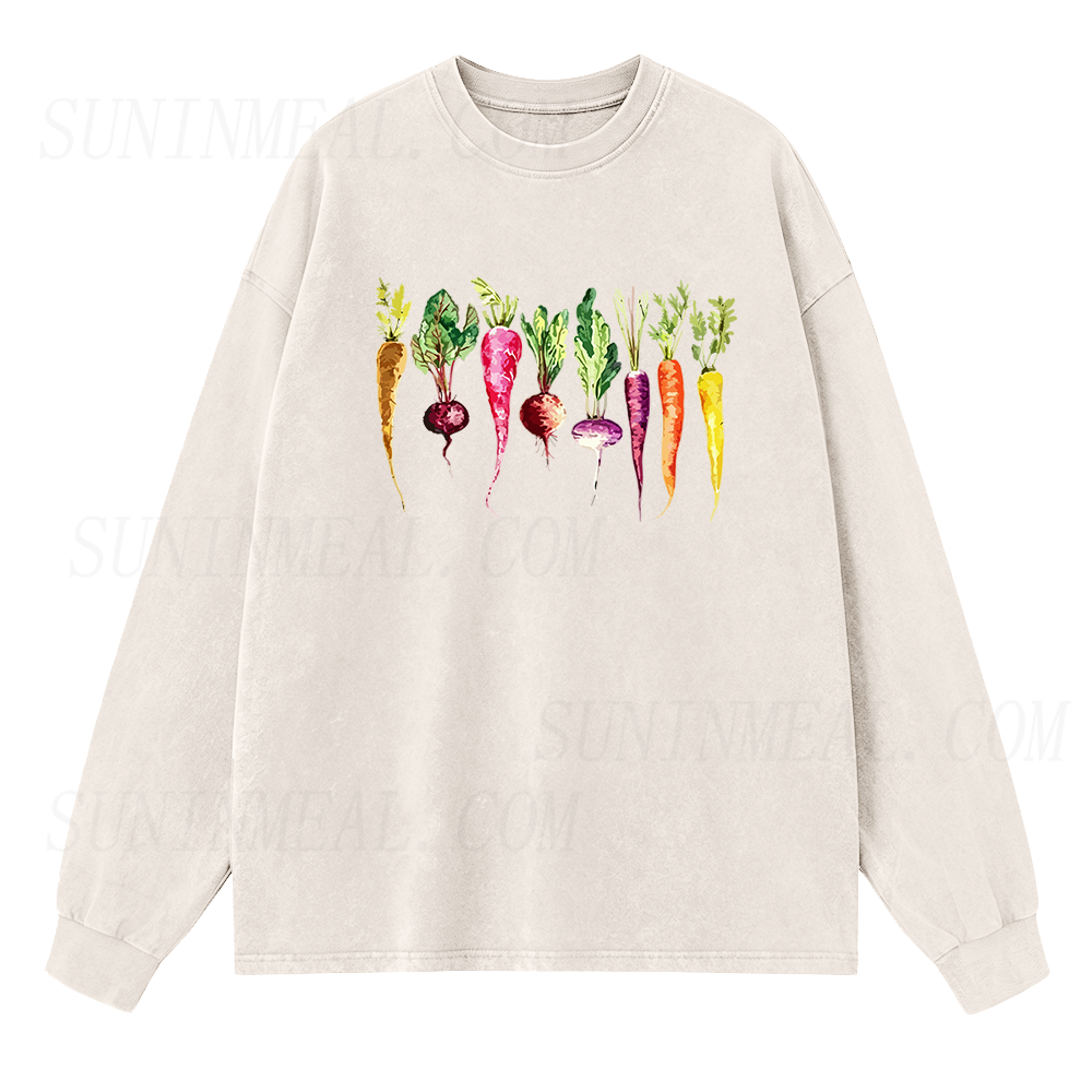 Vegetable Garden Long Sleeve Unisex Tee