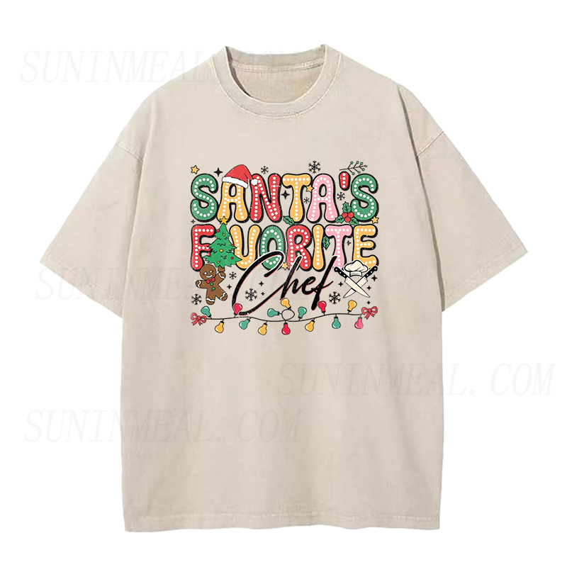 Santa's Favorite Chef Unisex Tee