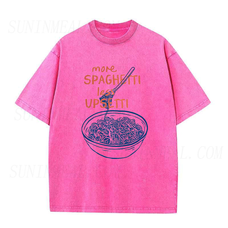 More Spaghetti Less Upsetti Unisex Tee