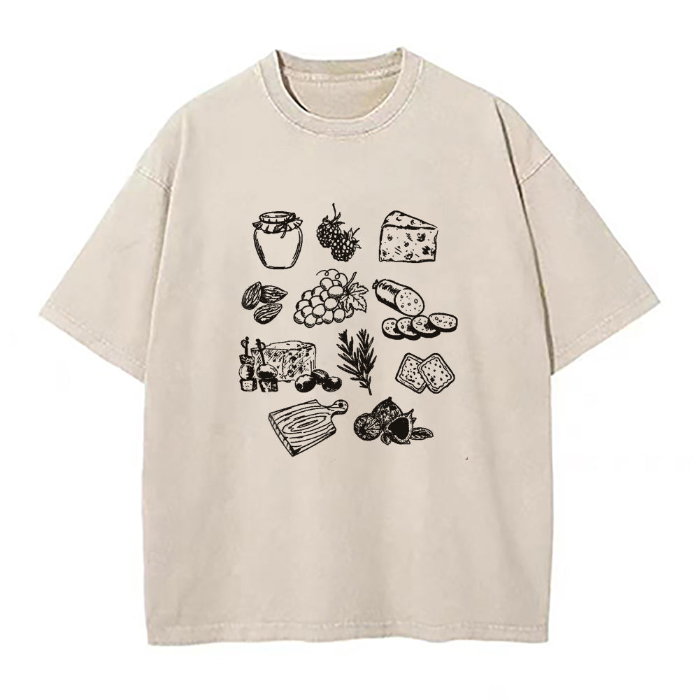 シャルキュトリーボード ユニセックスTシャツ