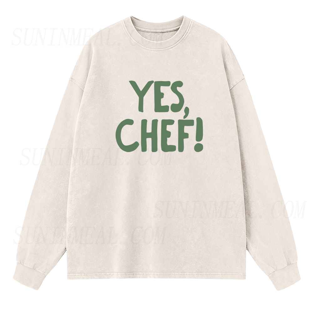 Yes Chef Long Sleeve Unisex Tee