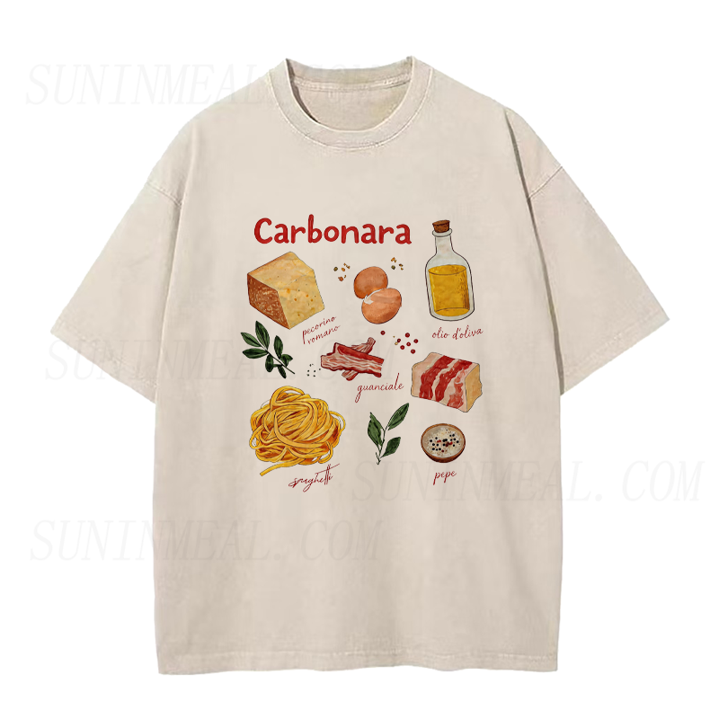Carbonara Recipe Unisex Tee