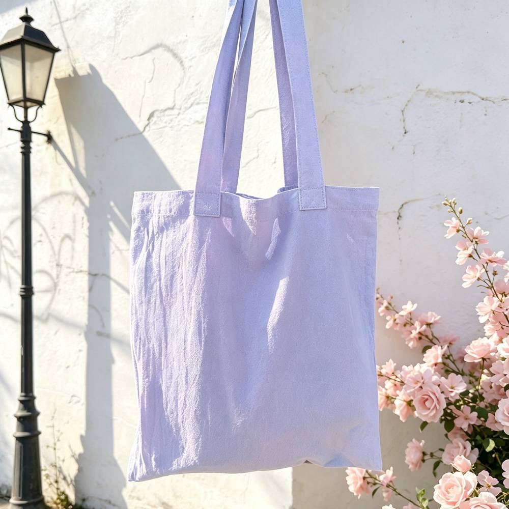 Summer-colored Canvas Tote Bag