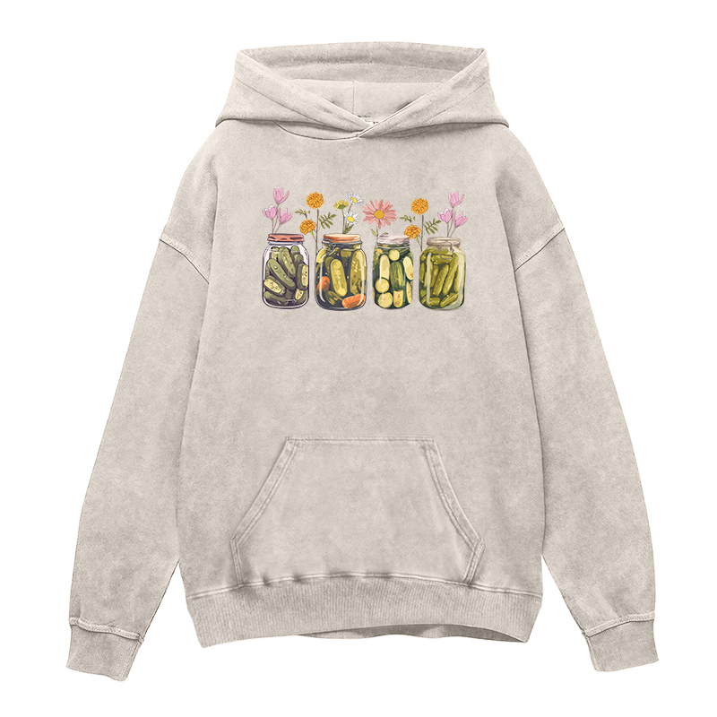 Vintage Canned Pickles Unisex Hoodie