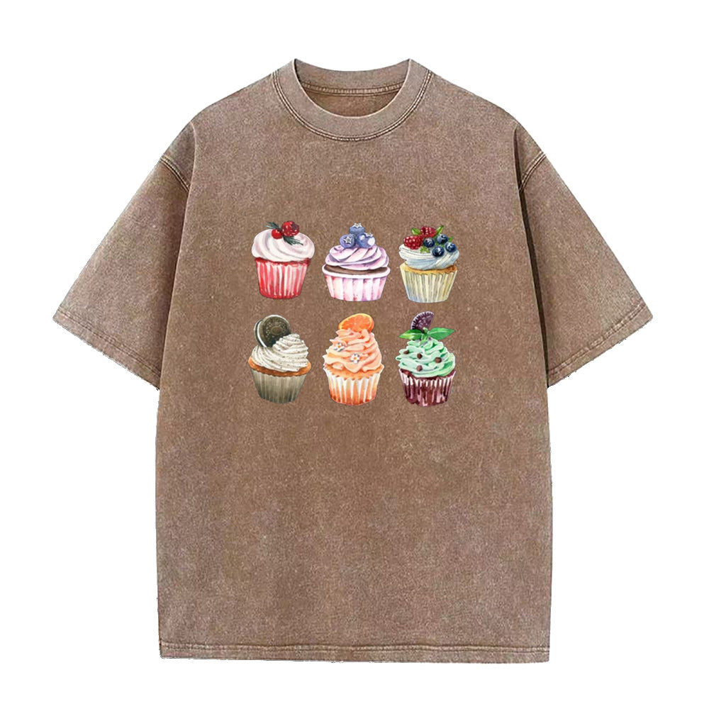 カップケーキ ユニセックス Tシャツ