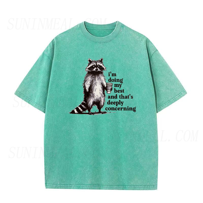 Funny Raccoon and Opossum Tee