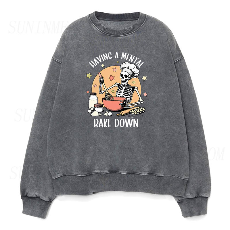 Having A Mental Bake Down Unisex Crewneck Sweatshirt