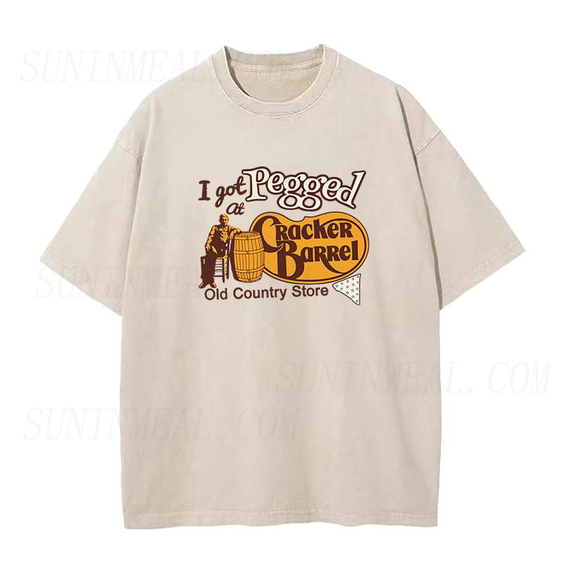 I Got Pegged at Cracker Barrel Old Country Store Unisex Tee