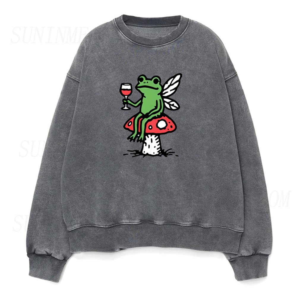 Frog Wine Unisex Crewneck Sweatshirt
