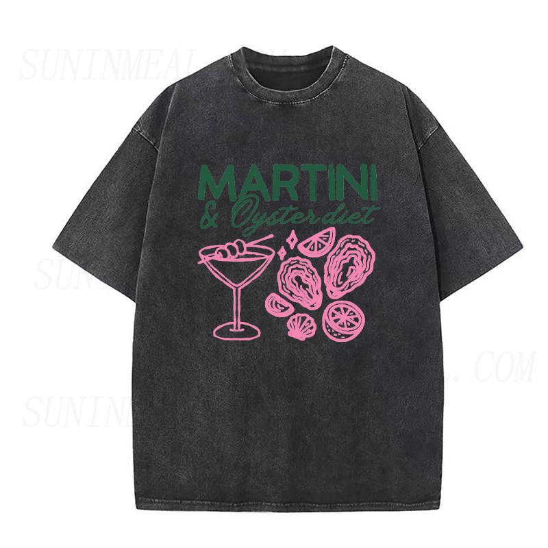 Sunmmer Martinis & Oysters Unisex Tee