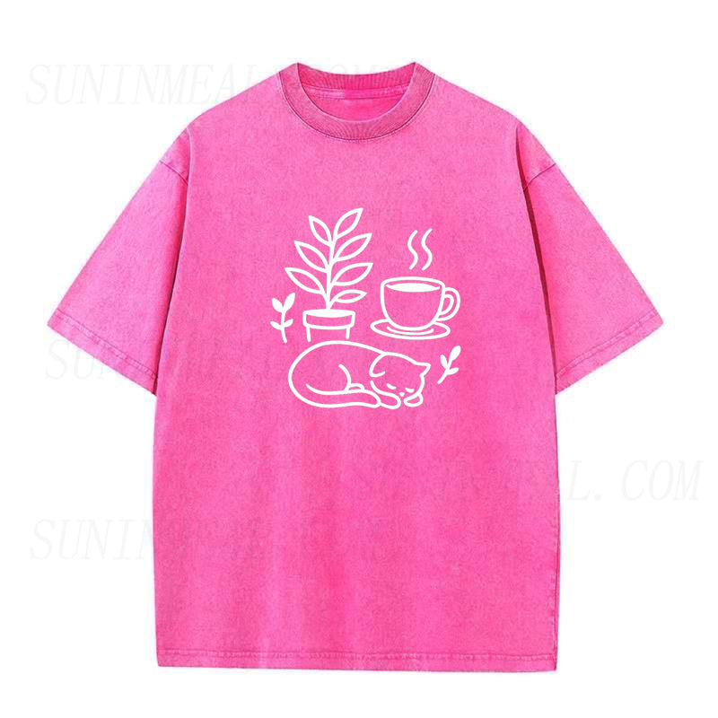 Plants Cats Coffee Unisex Tee