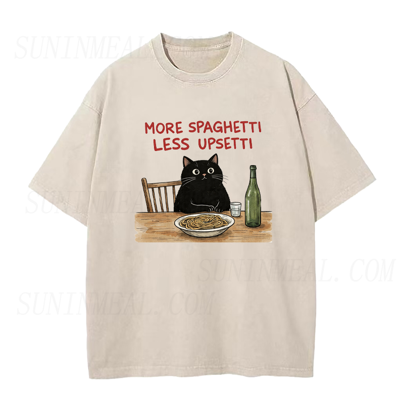 More Spaghetti Less Upsetti Unisex Tee