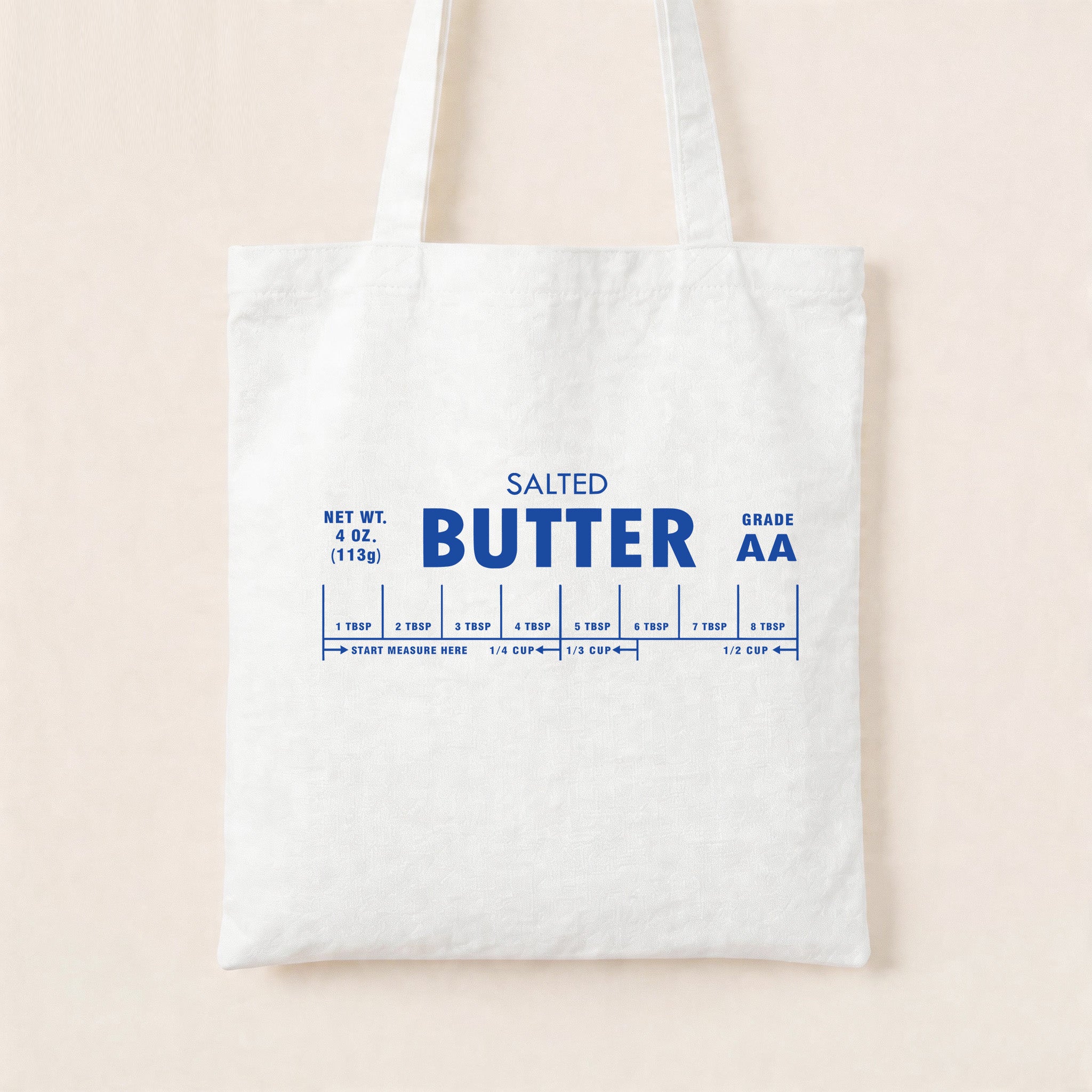 Salted Butter Canvas Tote Bag
