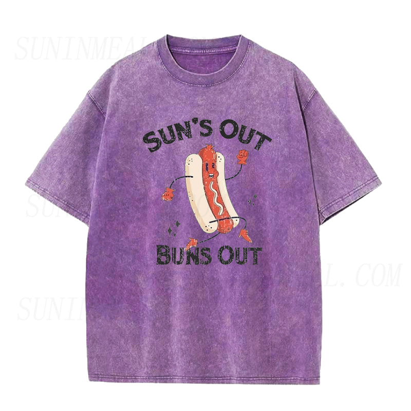 Suns Out Buns Out Hot Dog Unisex Tee