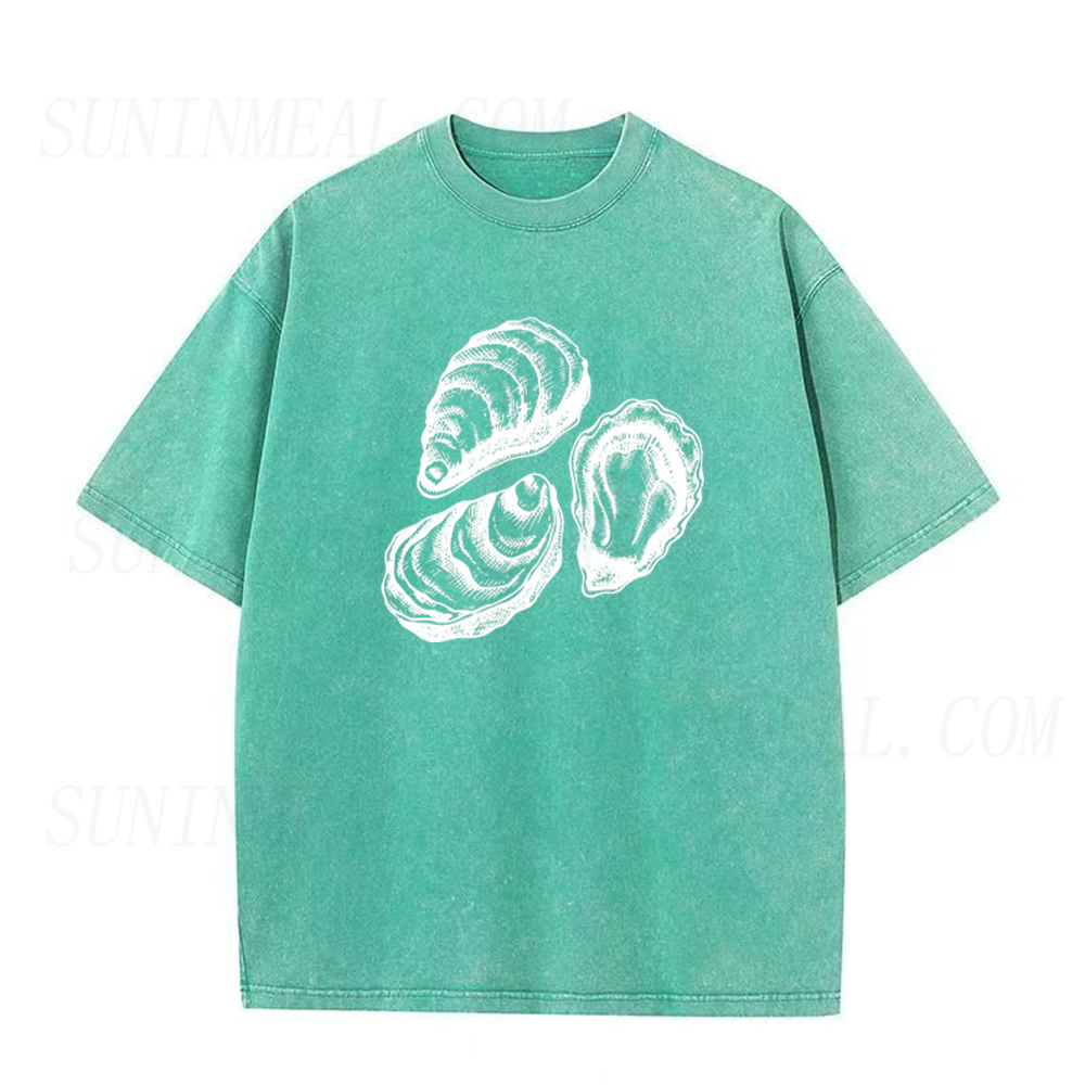 Retro Sketch Oyster Unisex Tee