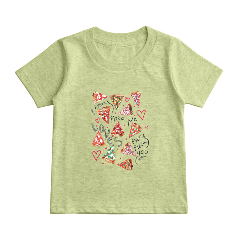 love every pizza Kids T-Shirt