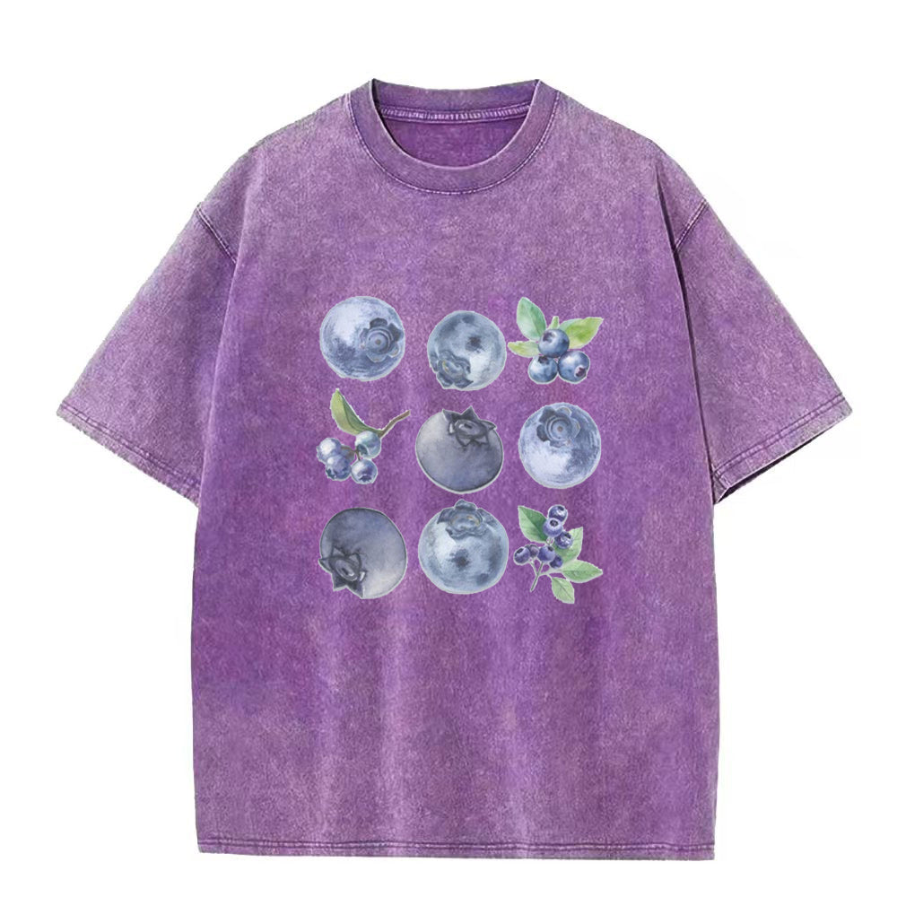 ブルーベリー ユニセックス Tシャツ