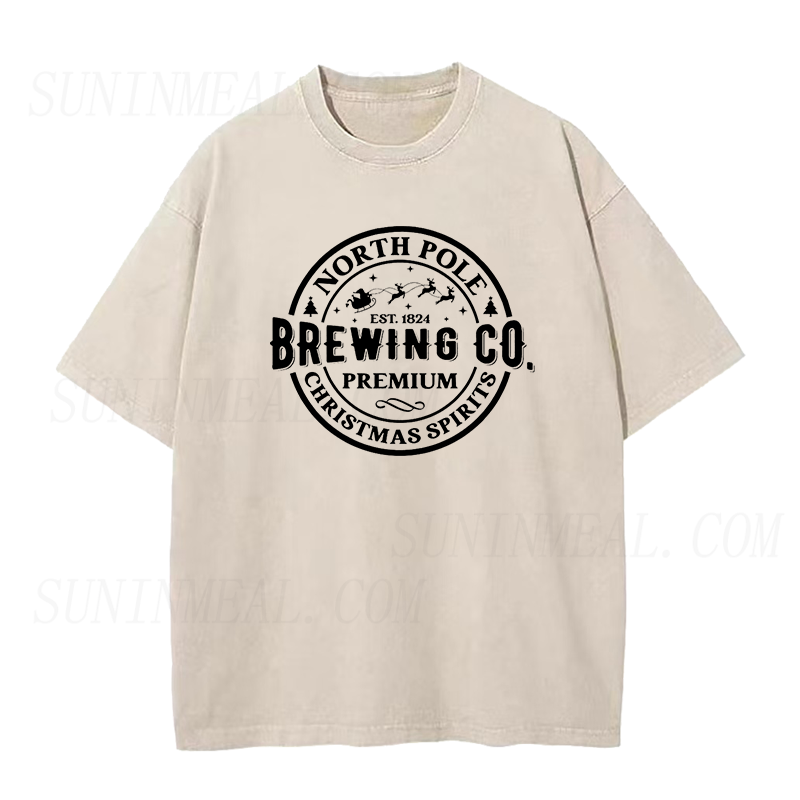 North Pole Brewing Co Christmas Unisex Tee
