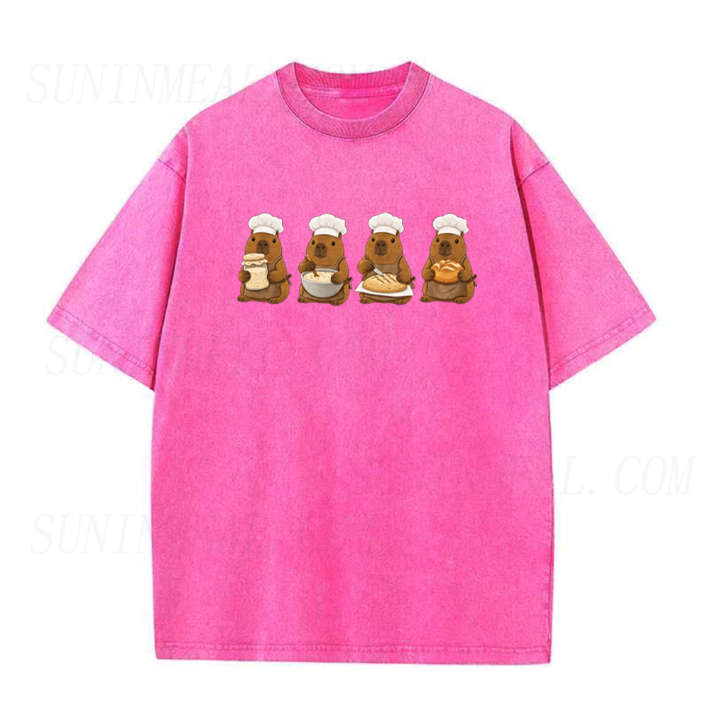 Funny Sourdough Capybara Unisex Tee