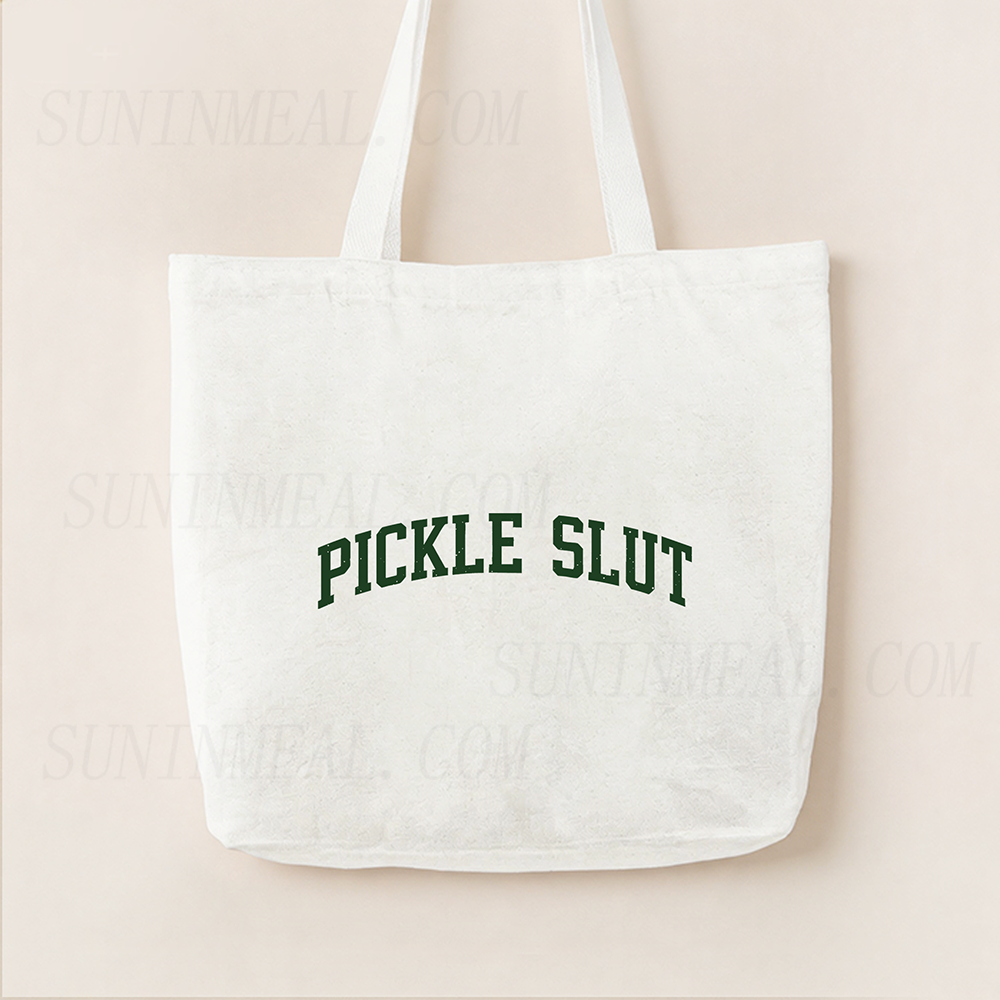 Pickle Lover Canvas Tote Bag