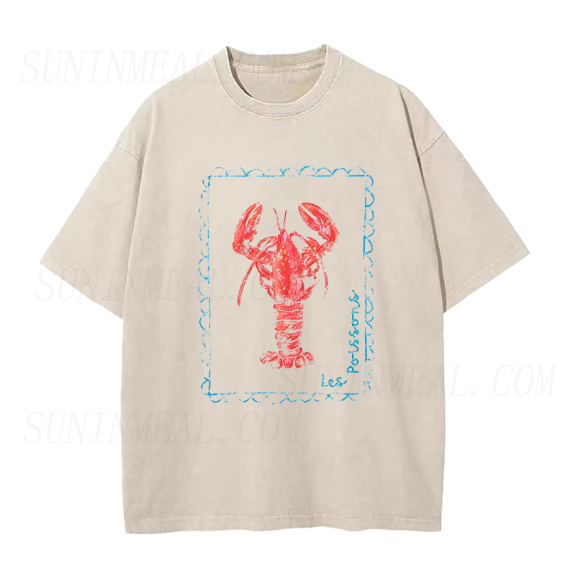 Les Poissons Lobster Unisex Tee