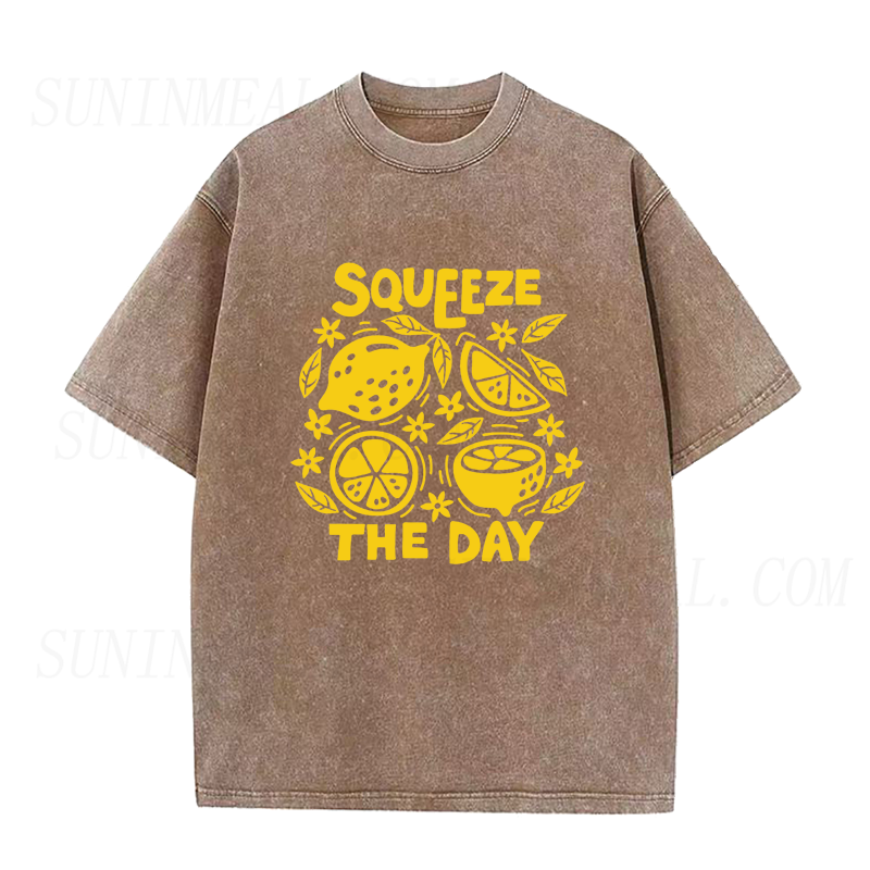 Squeeze The Day Lemons Unisex Tee