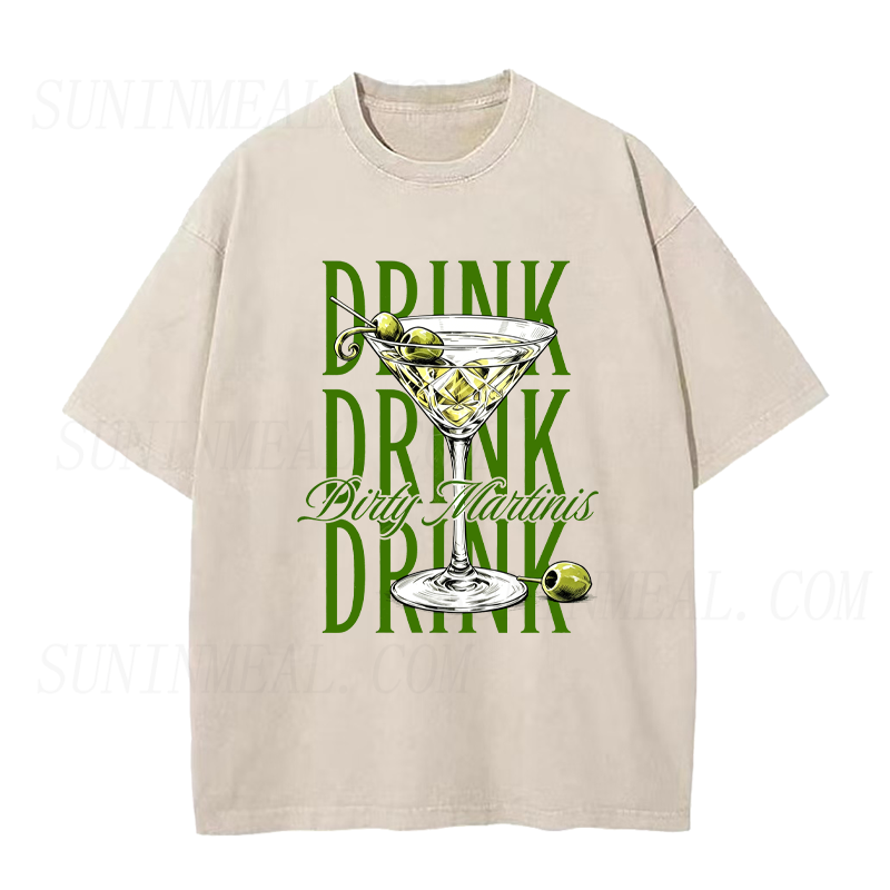 Drink Dirty Martinis Unisex Tee