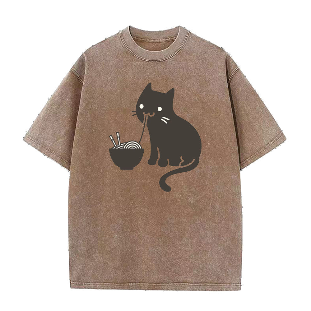Ramen &Cat Unisex Tee