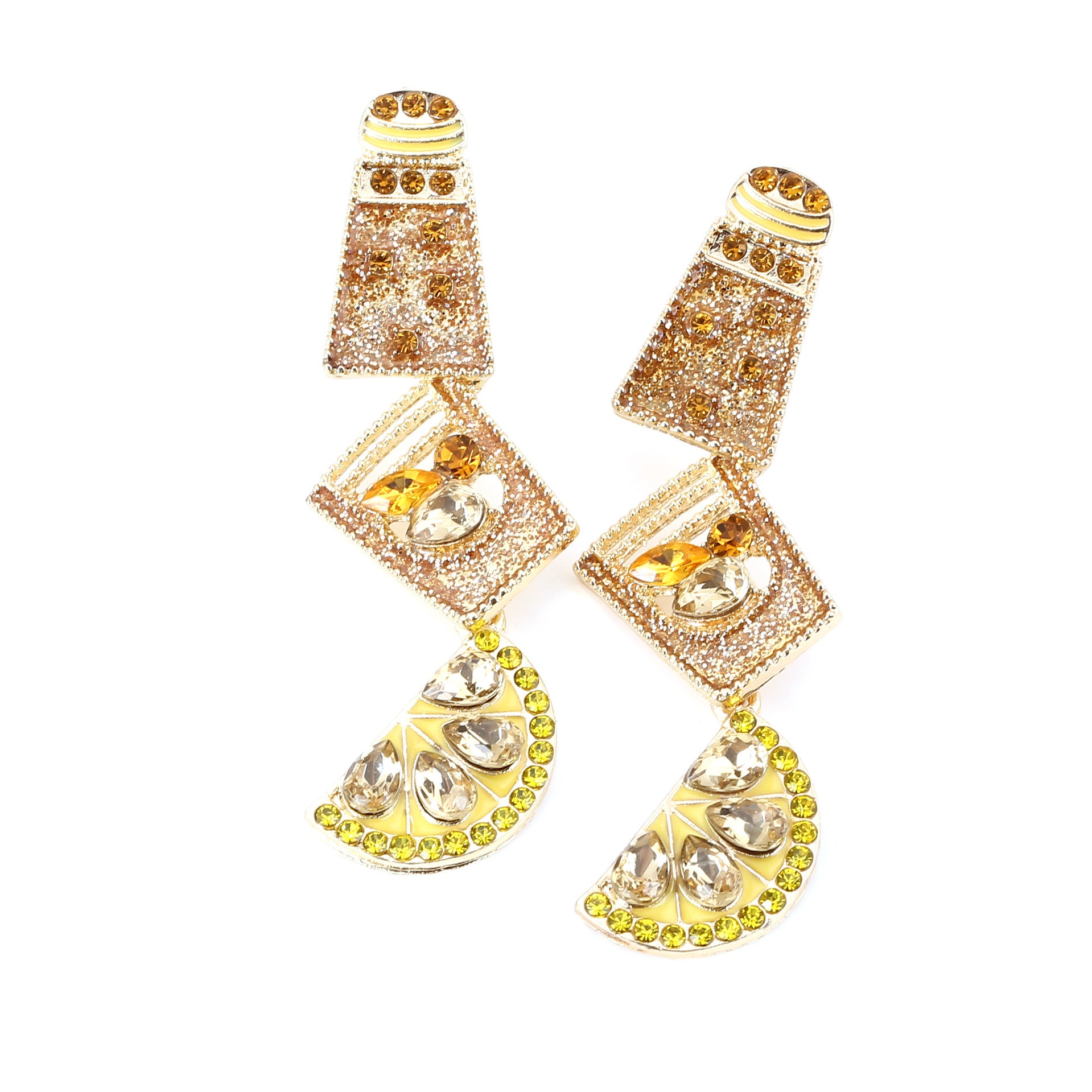 Lemon & Cup Earrings