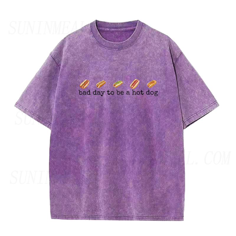 Bad Day To Be A Hotdog Unisex Tee