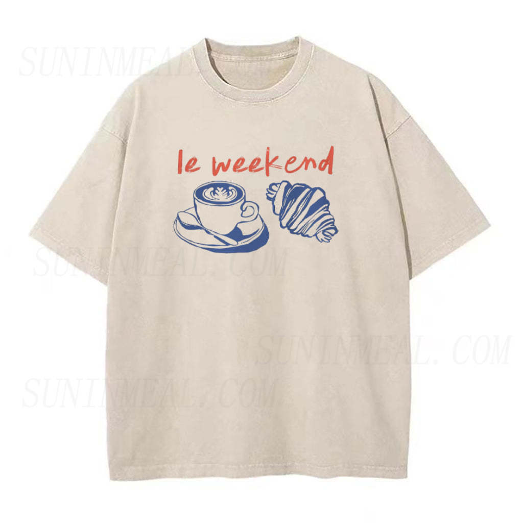 ル・ウィークエンド コーヒー ユニセックス Tシャツ