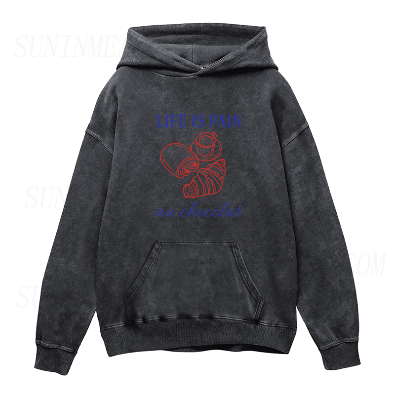 Life is Pain au Chocolat Unisex Hoodie