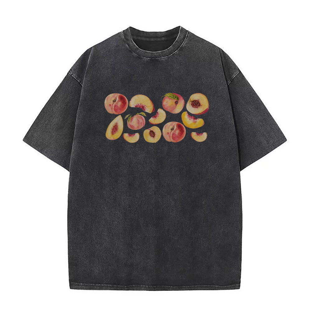 ピーチユニセックスTシャツ