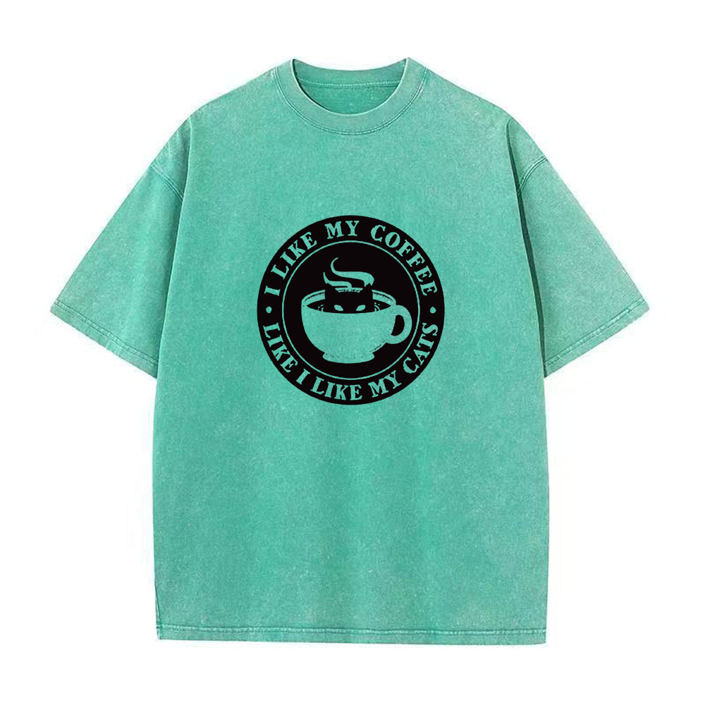 猫が好きみたいにコーヒーが好き ユニセックスTシャツ