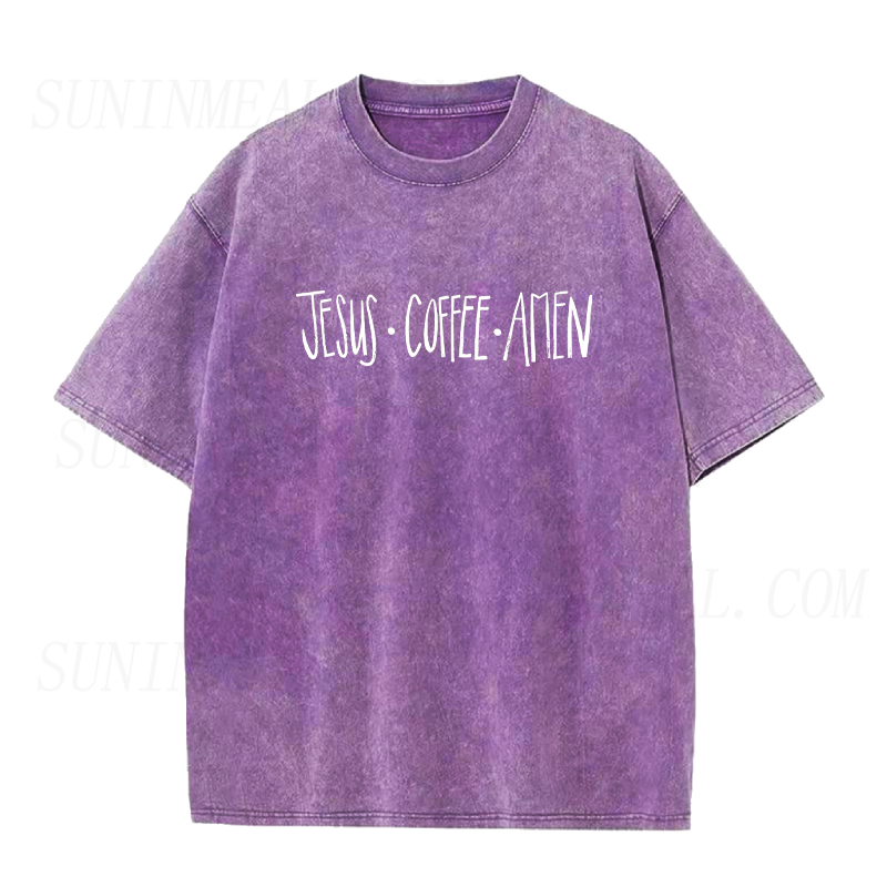 Jesus Coffee Amen Unisex Tee