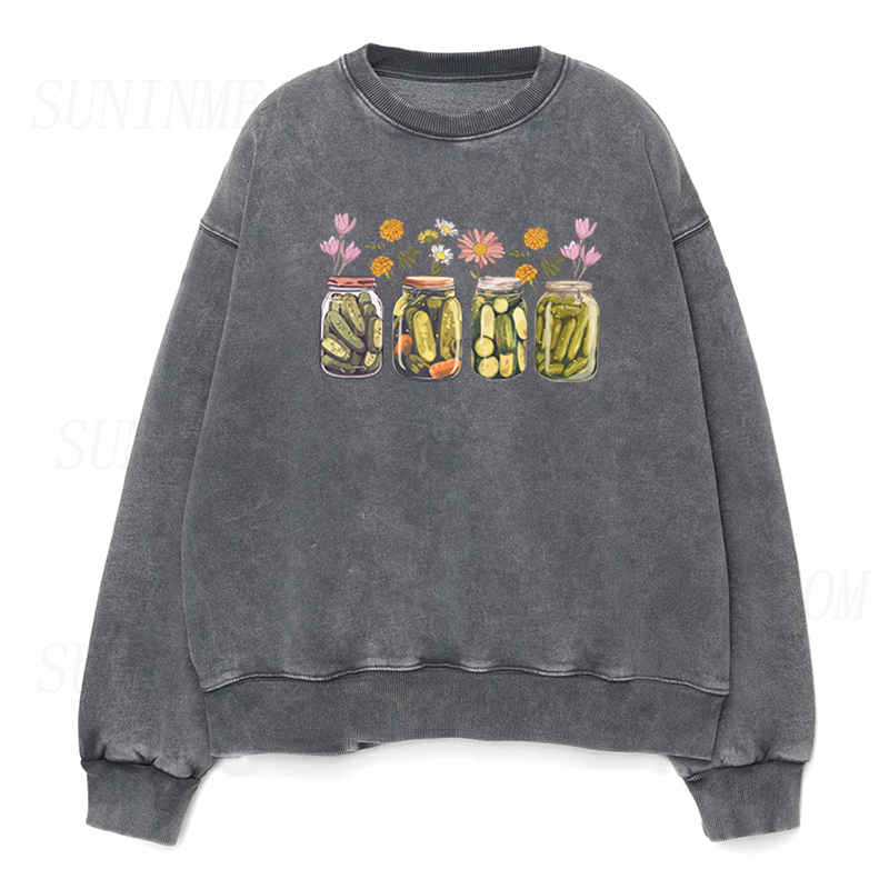 Vintage Canned Pickles Unisex Crewneck Sweatshirt