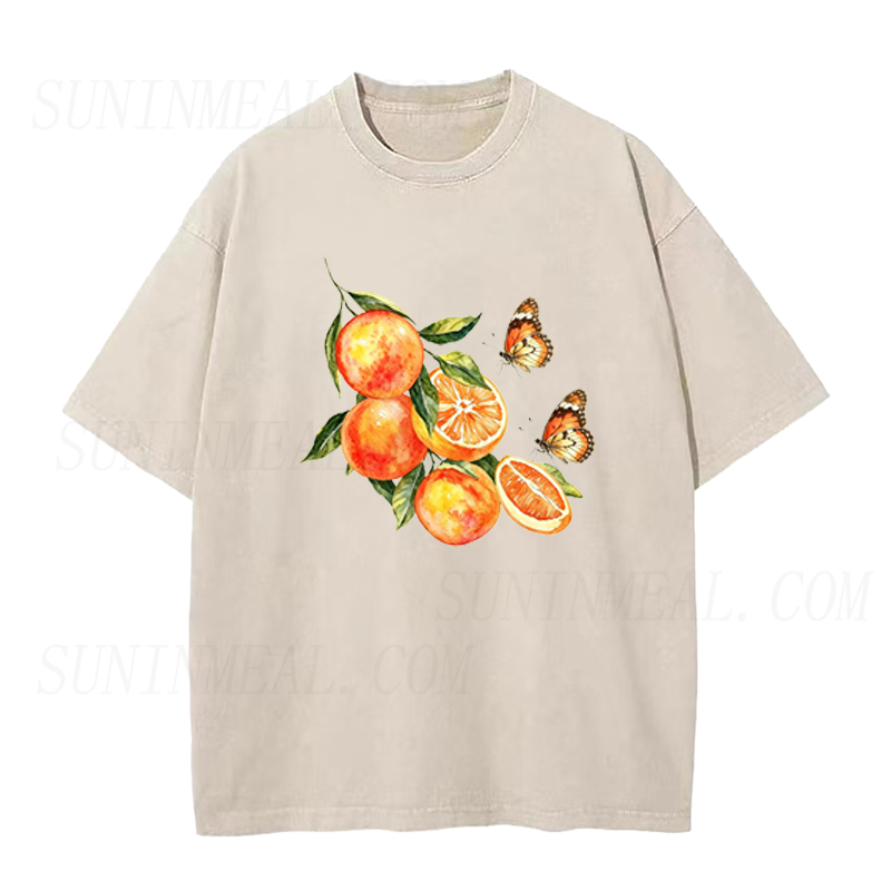 Oranges & Butterflies Unisex Tee