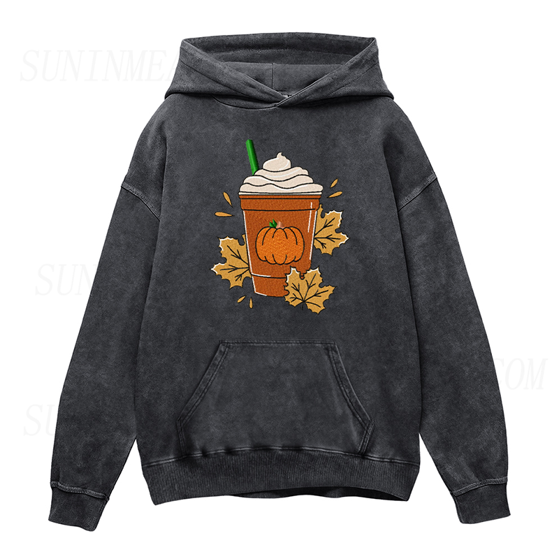 Coffee latte pumpkin Unisex Hoodie
