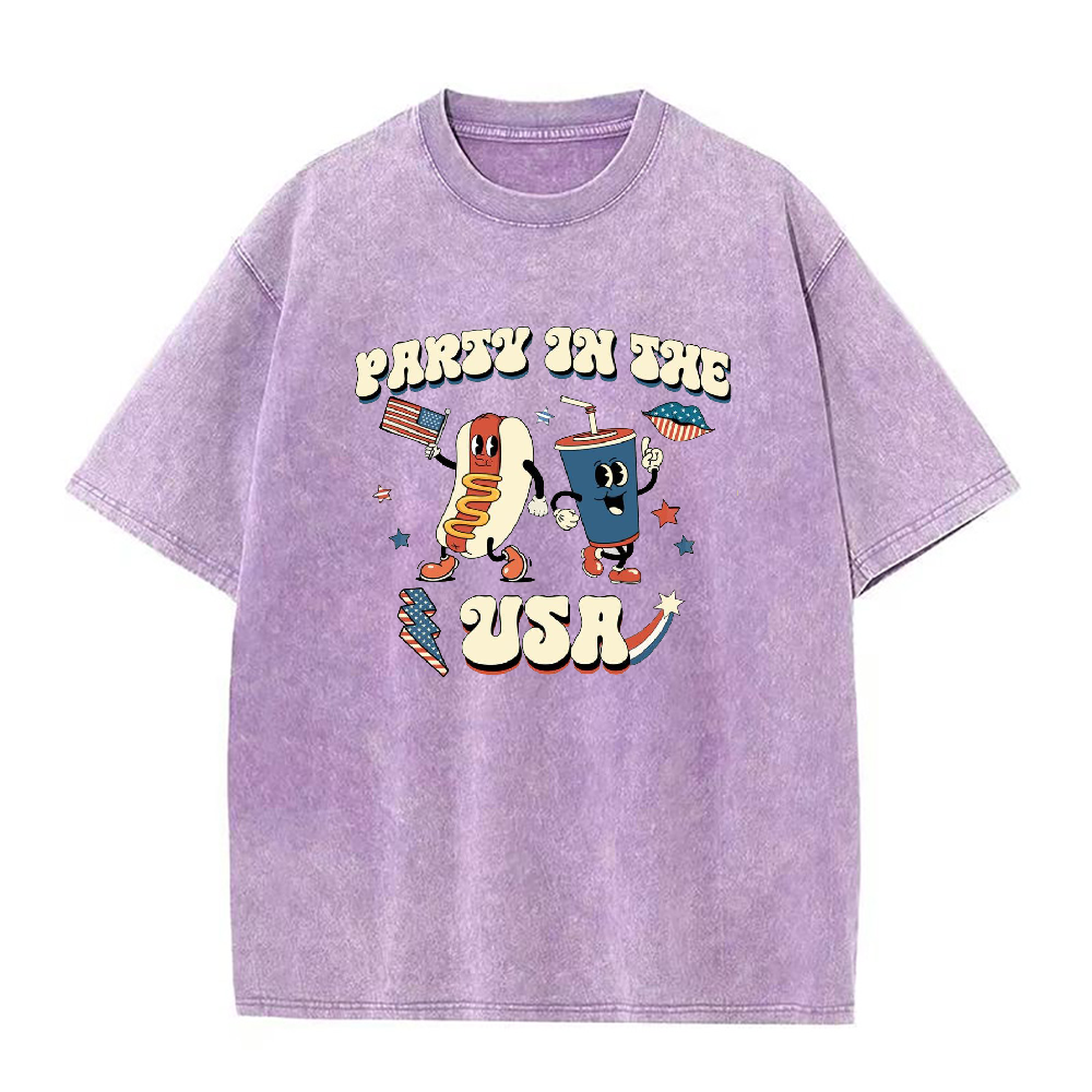 4th Of July party time Unisex Tee