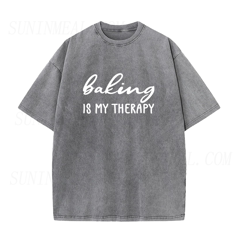 baking is my therapy Unisex Tee
