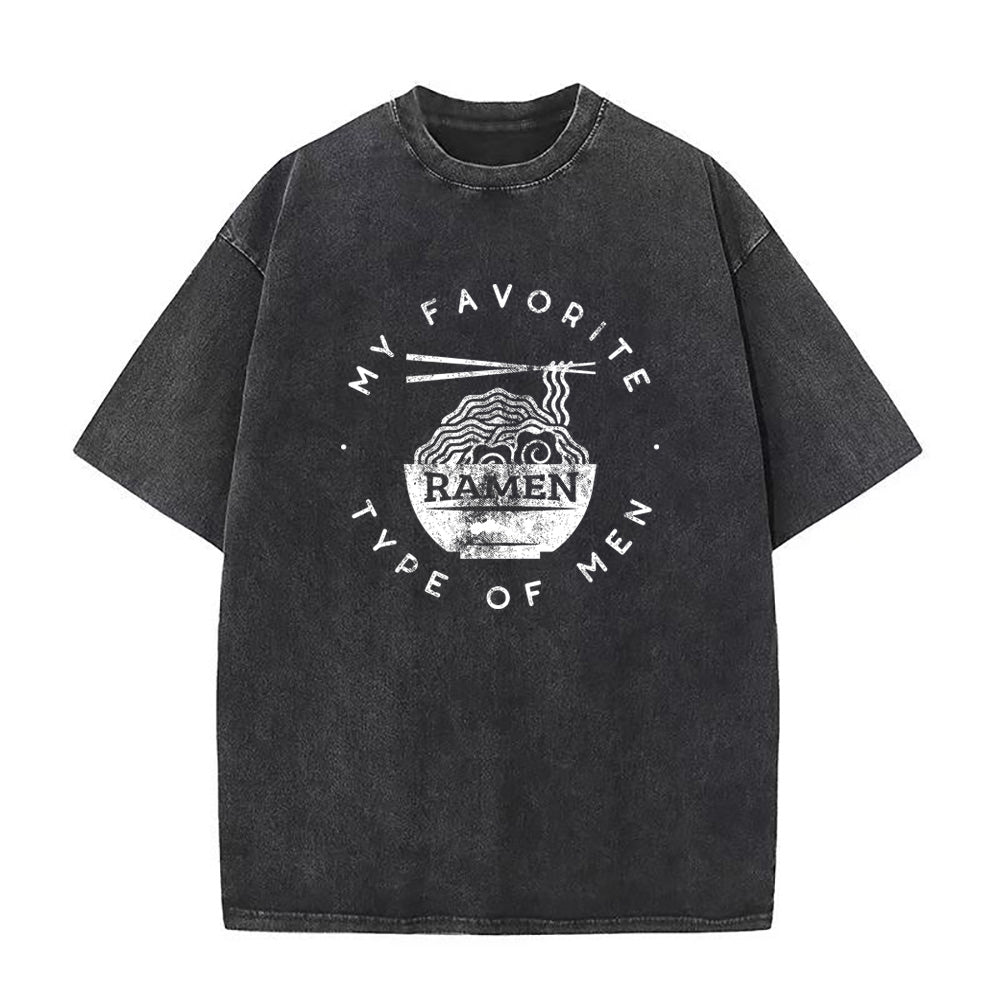好きなタイプのメンズユニセックスTシャツ