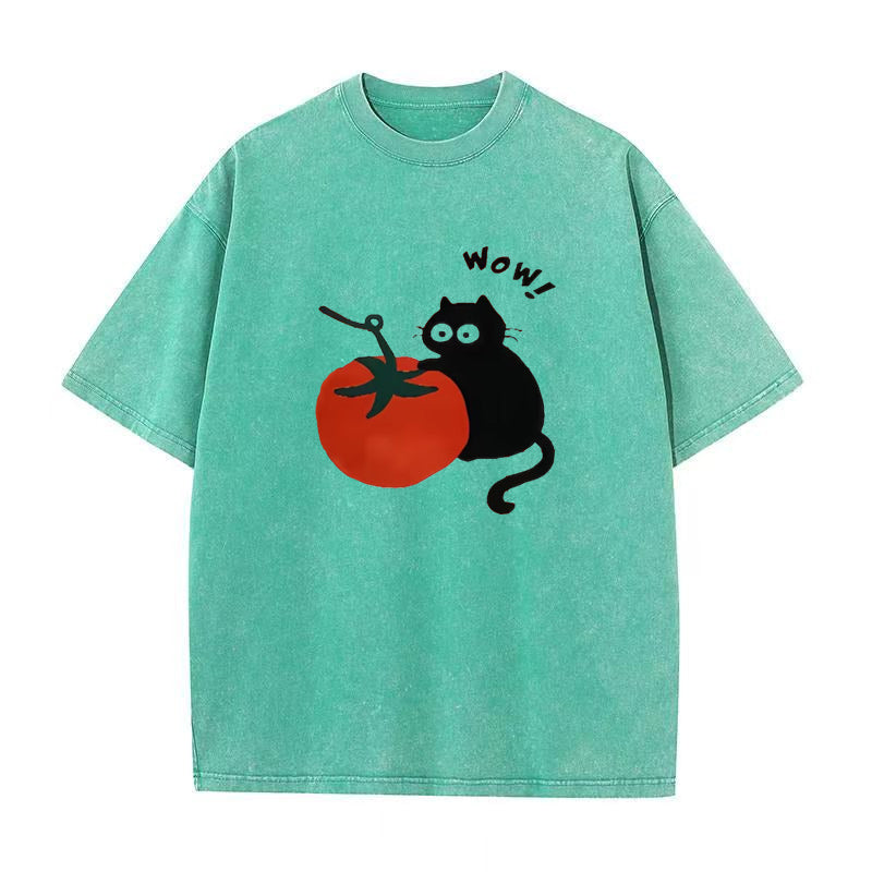wow tomato cat Unisex Tee