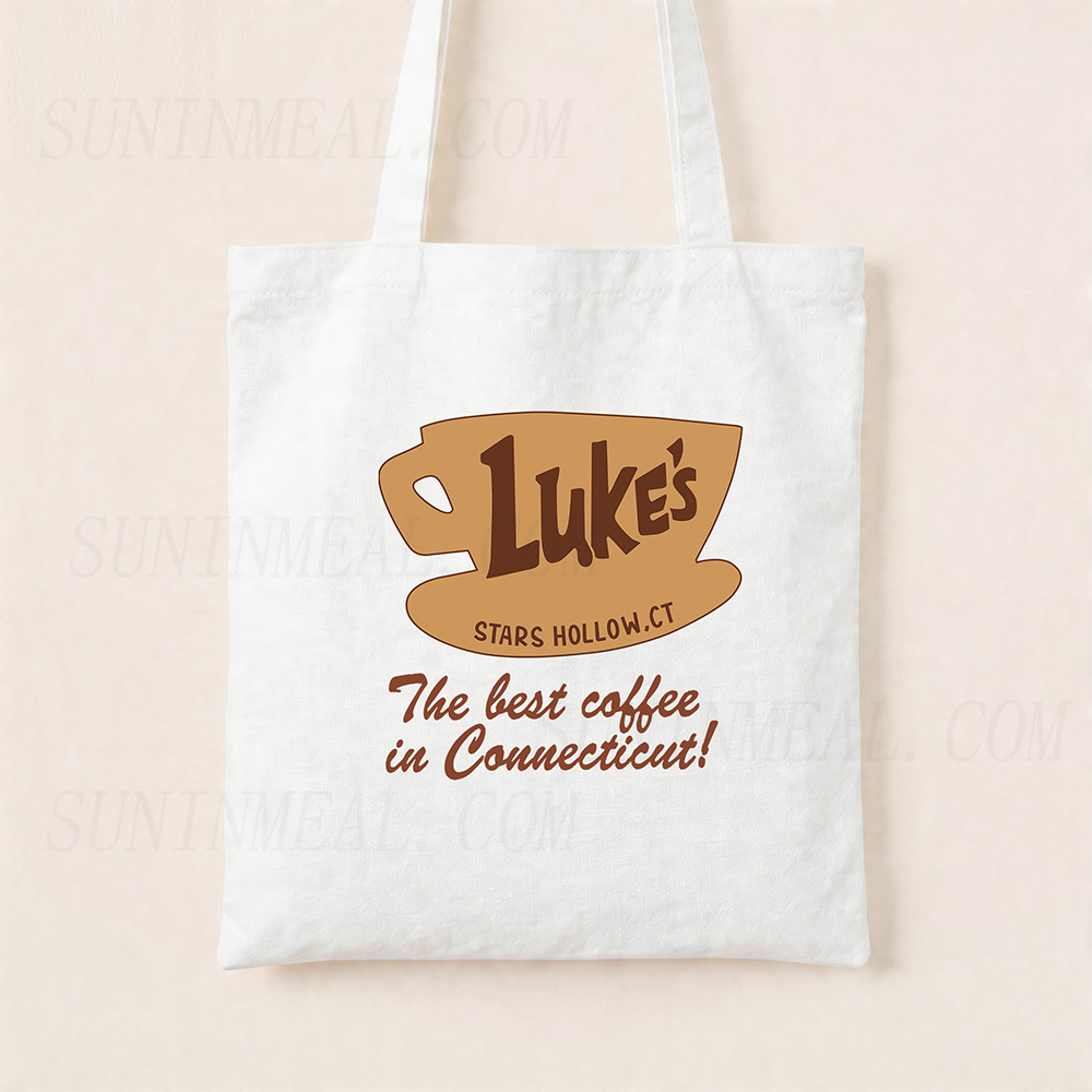 Luke's Coffee Canvas Tote Bag