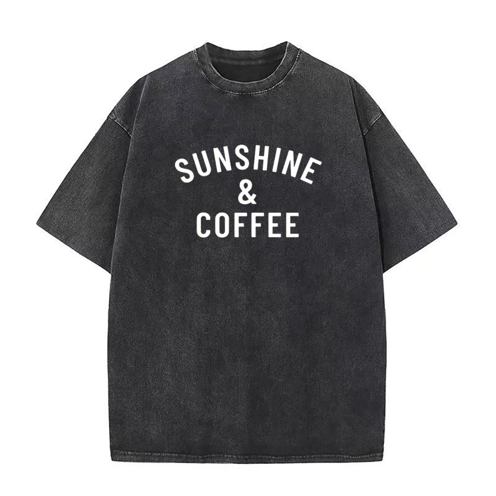 コーヒー＆サンシャイン ユニセックスTシャツ