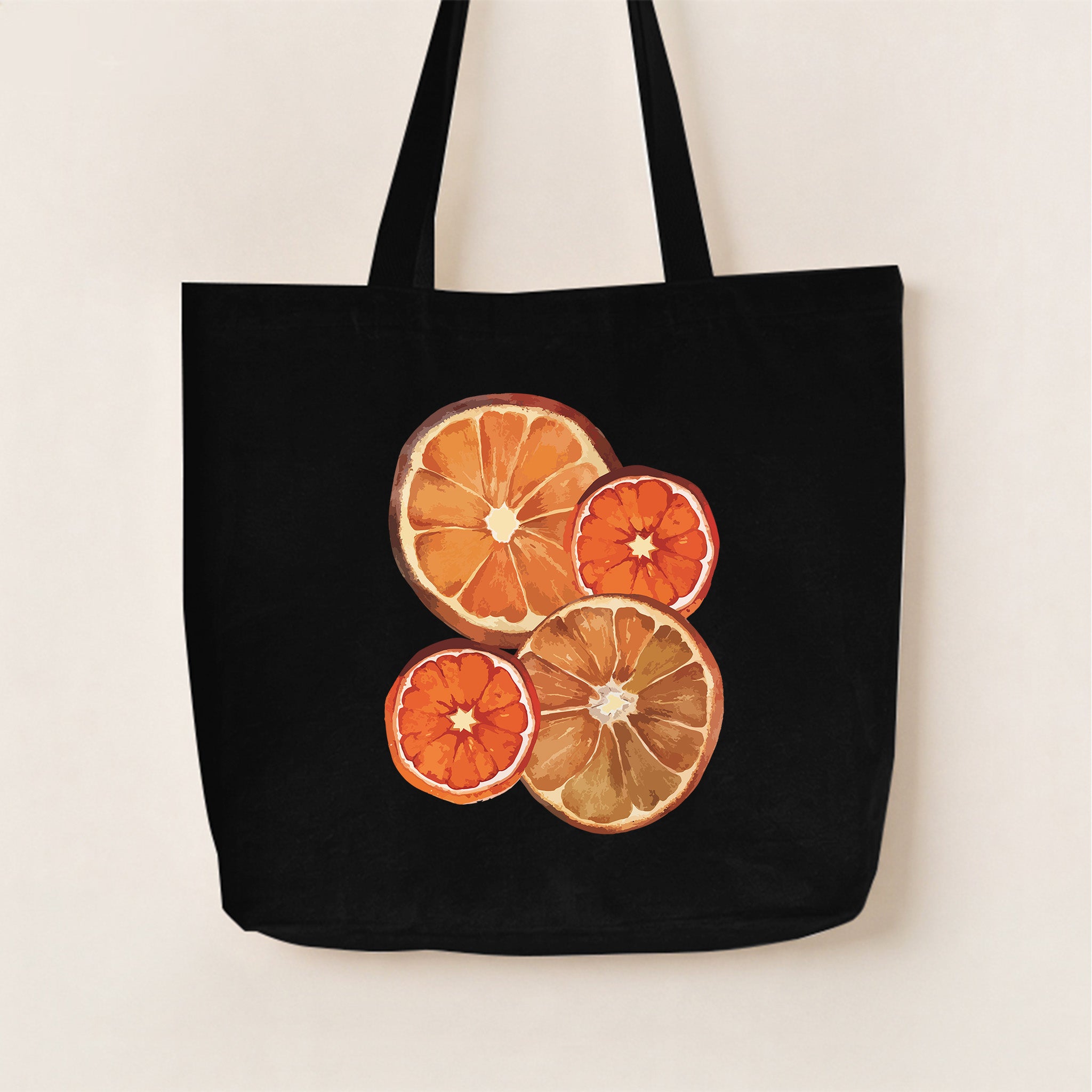 Dried Orange Slice Canvas Tote Bag