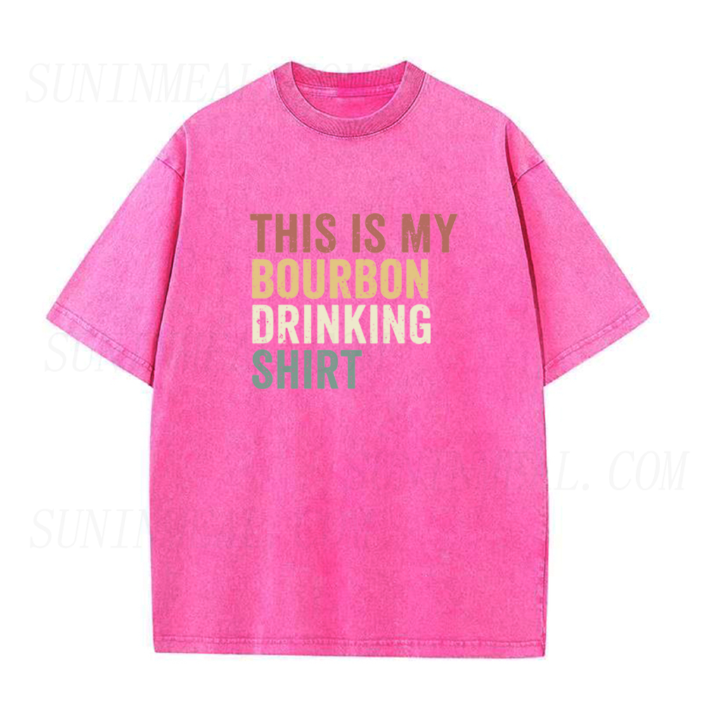 This Is My Bourbon Drinking Shirt Unisex Tee