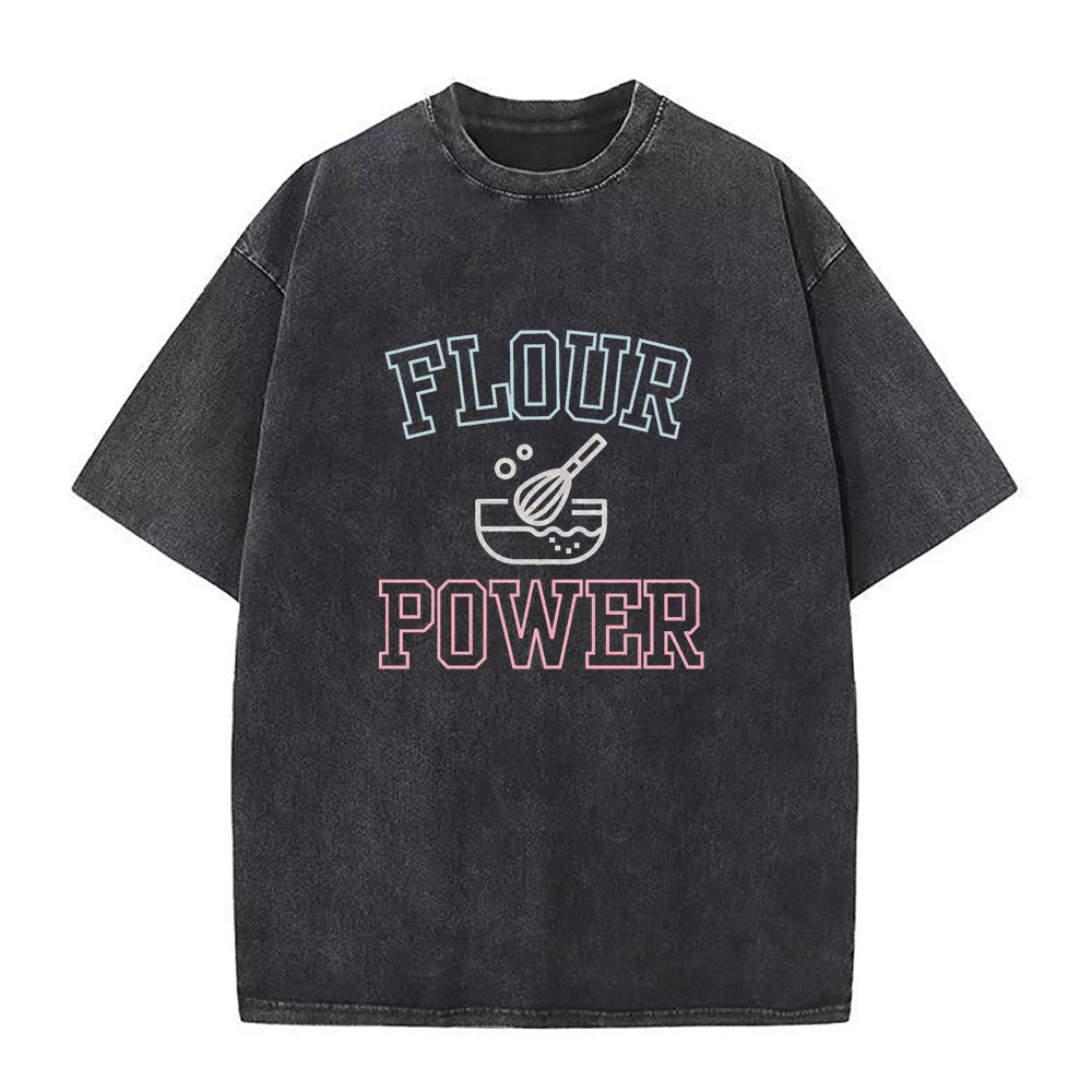 フラワーパワー ユニセックスTシャツ