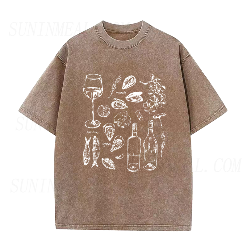 Ocean Wine Grapes Unisex Tee
